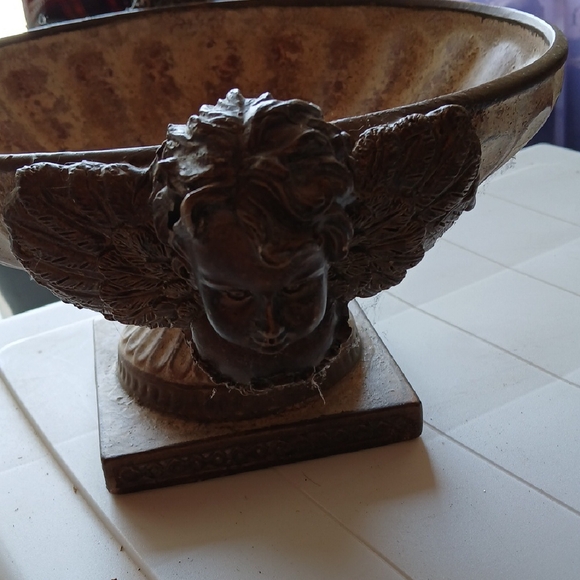 Floral Decorative Bowl with Handles - Picture 3 of 7